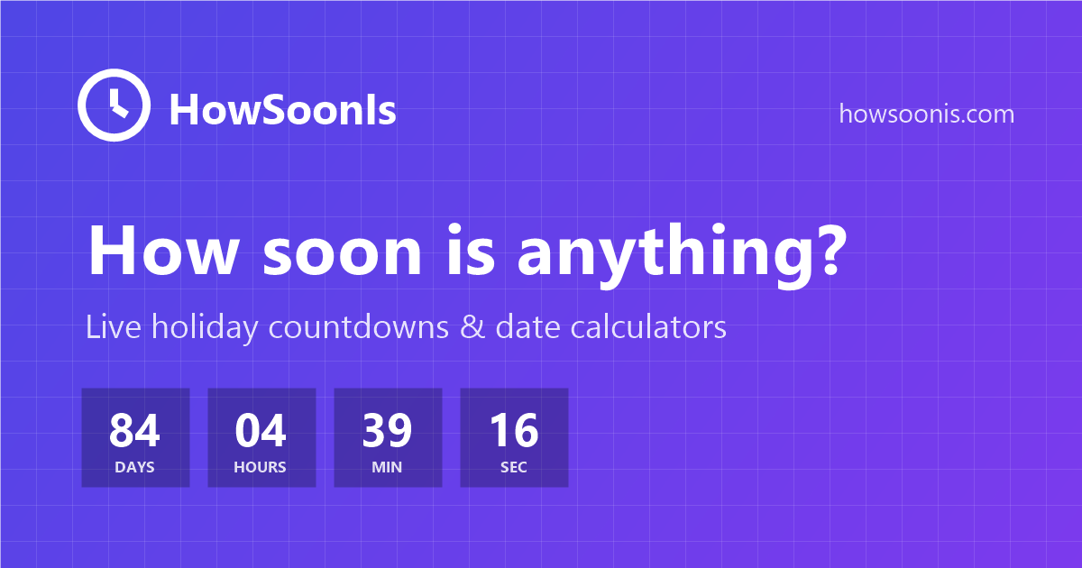 Days Until Calculator: How Many Days Until a Date?